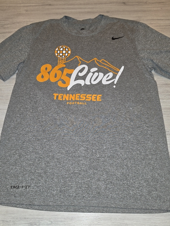 Nike Other - Nike Dri Fit Tennessee Football Short Sleeve T-shirt Adult Gray Size Medium B6